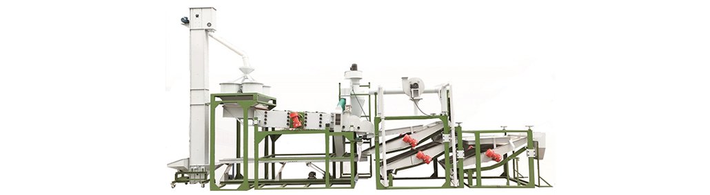 Línea de procesamiento de descascarado de semillas de girasol
